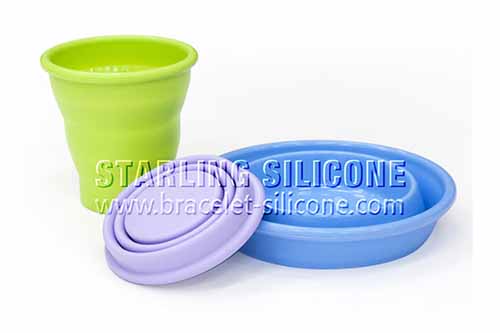 STARLING, STARLING Silicone, Collapsible Silicone Cup, Collapsible Silicone bowl, Food Grade Silicone, FDA- grade silicone, 