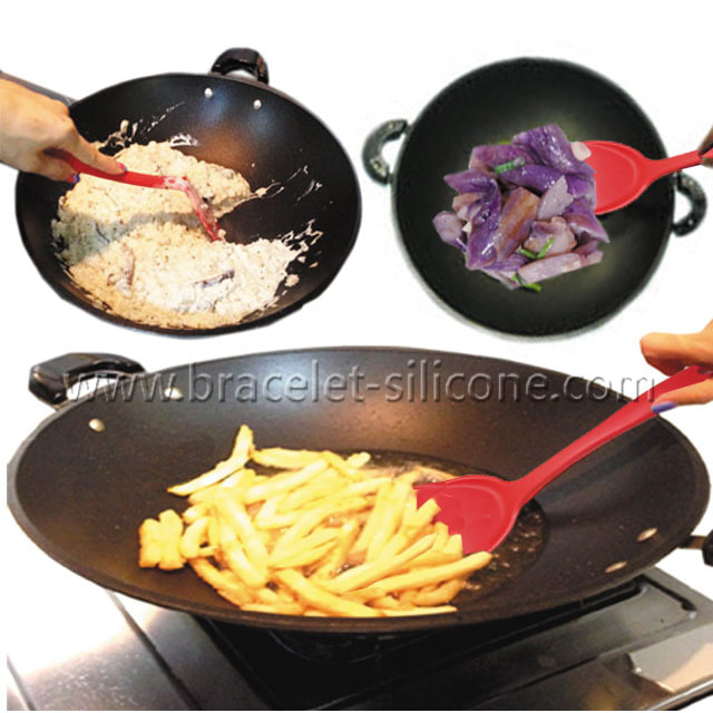 Silicone Spatulas are heat resistant up to 480°F/230°C which is ideal for mixing sauces and food while cooking. The food grade material keep your food safe. 

