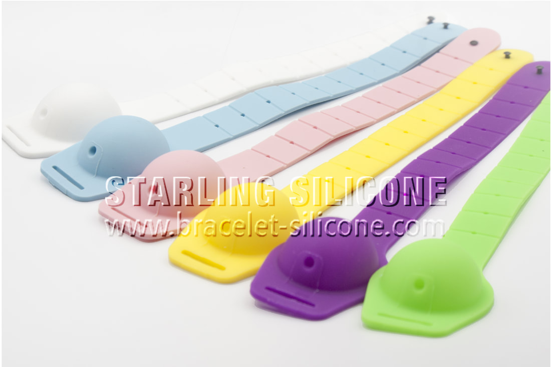 Starling Silicone Hand Sanitizer Dispenser Wristbands are adjustable for all hand sizes. Always provides an easy and convenient way to clean your hands while fight with the COVID-19.